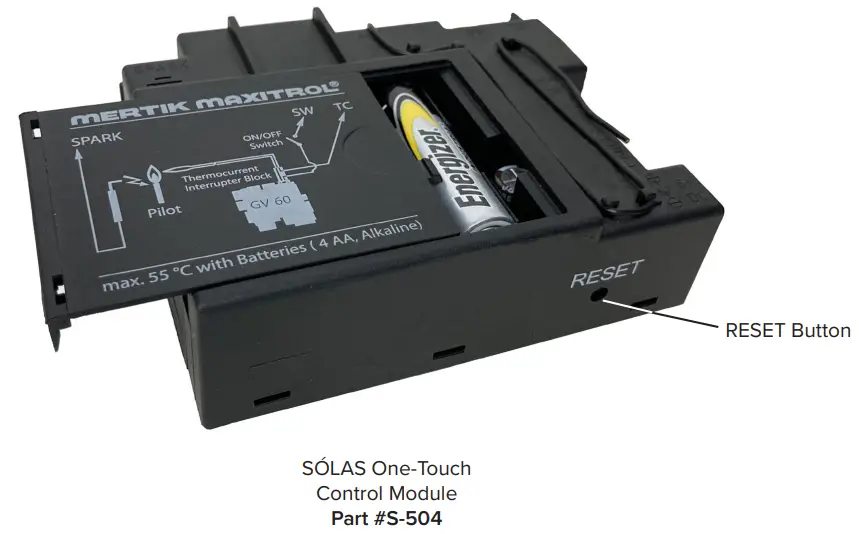 SOLAS S 507 One-Touch Remote - FIREPLACE