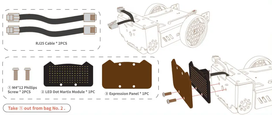 ELEGOO OwlBot Smart Robot Car Kit - matrix