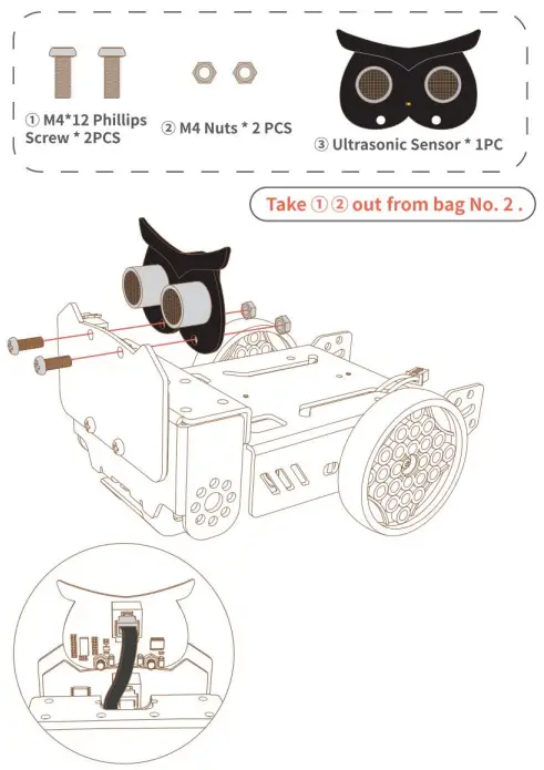 ELEGOO OwlBot Smart Robot Car Kit - matrix2