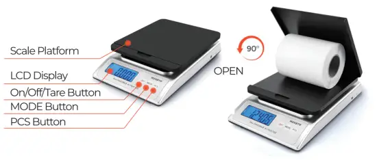 MUNBYN IPS01 Digital Shipping Postal Scale - product2