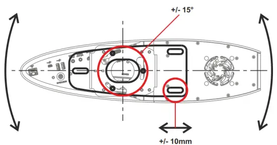 Installation of WolfVision‘s Ceiling Mount