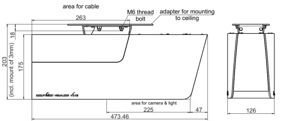 Dimensions of Ceiling Visualizer