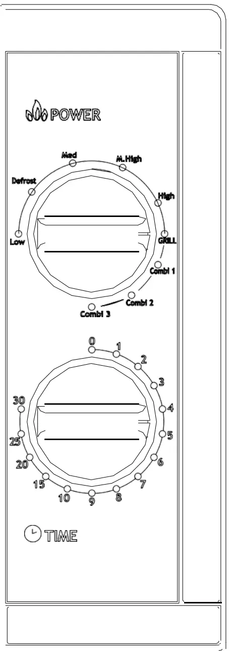 H Koenig VIO 7 Microwave Oven - PART NAMES 1