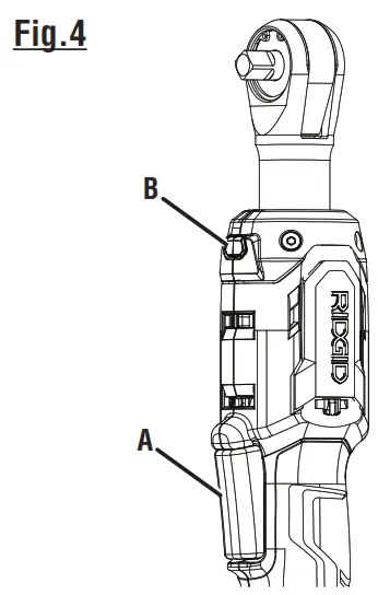 RIDGID R866012 18 Volt 1 2 Inch Brushless Ratchet - Fig.4