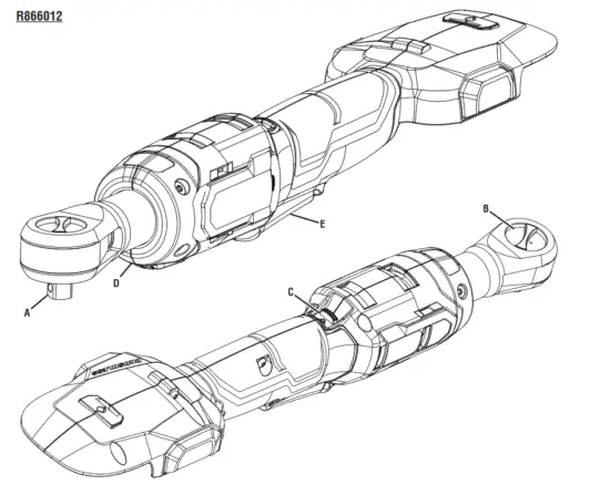 RIDGID R866012 18 Volt 1 2 Inch Brushless Ratchet - fig 5