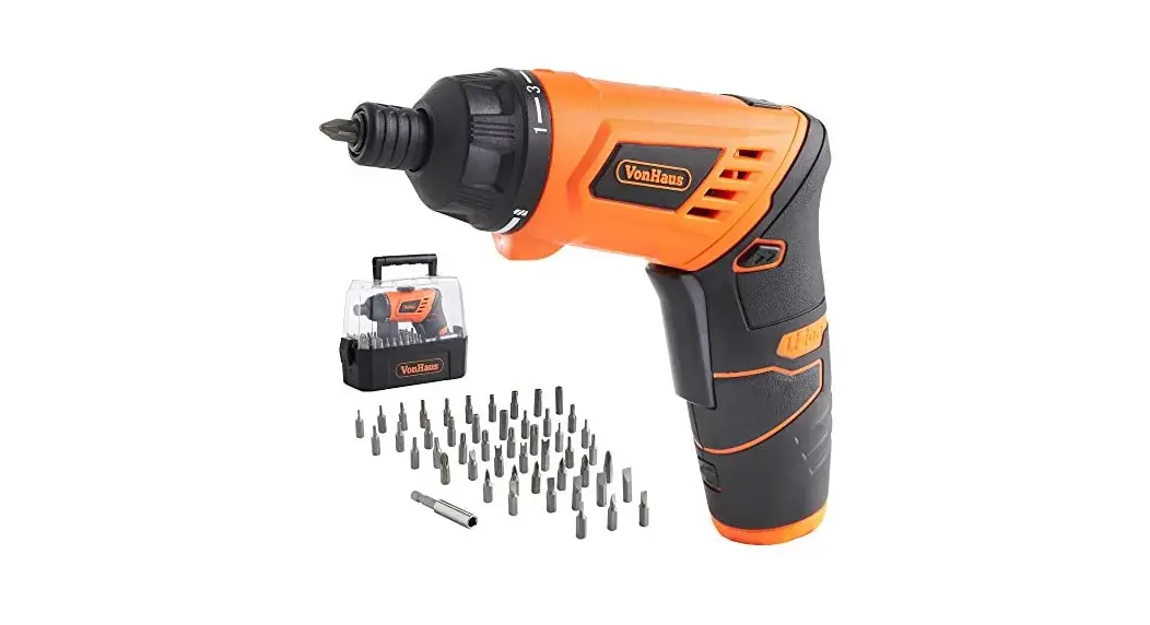 Vonhaus 3515254 50pc Cordless Li-ion Screwdriver Set Instructions