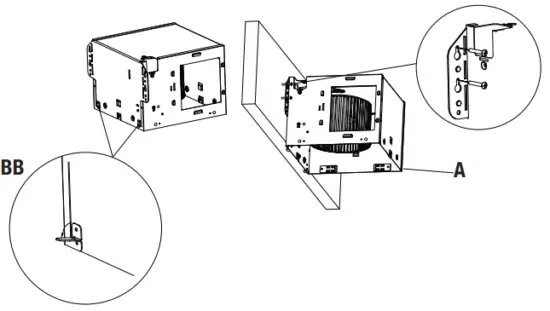 Mount the housing to the joist