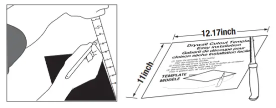 Ceiling cut out work