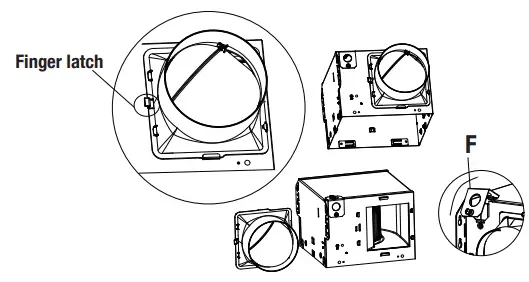 Remove the duct connector