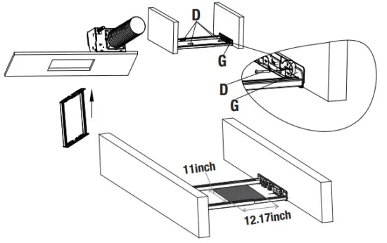 Install the flex bracket