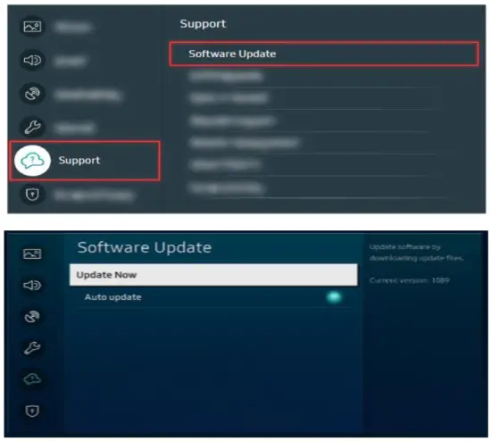SAMSUNG T NKM2DEUC 2021 Smart LED TV - ‘Update now