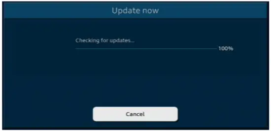 SAMSUNG T NKM2DEUC 2021 Smart LED TV - “Checking for updates