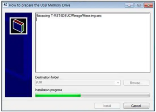 SAMSUNG T NKM2DEUC 2021 Smart LED TV - installed