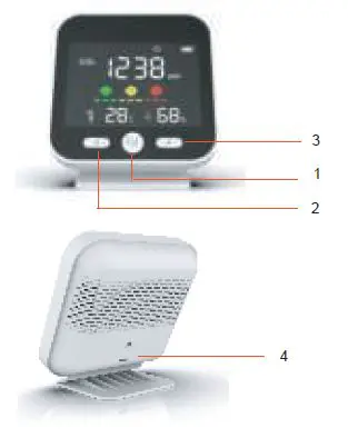 bol com DM72C Air Quality Monitor FIG 2