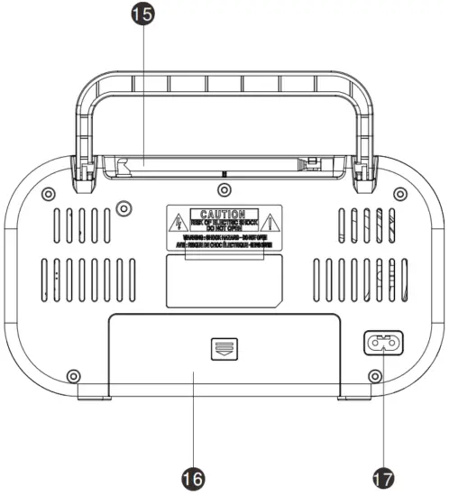 Lenco PR2700 Portable FM Radio with RDS and USB - FIG 2