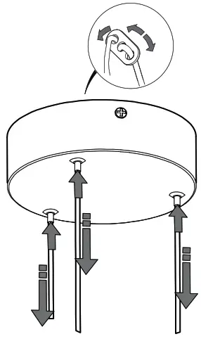 artika PDT SWR Swirl Pendant LED Light Fixture - Fig 7