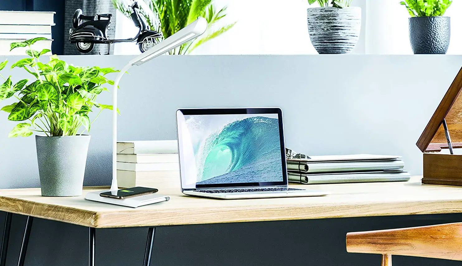 Ottlite K16sc Refresh Led Sanitizing Lamp With Wireless Charging User Manual