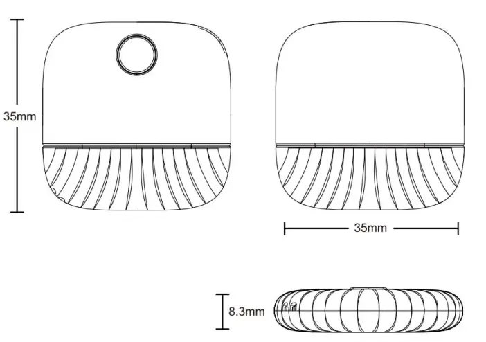 ARIZA B600 Bluetooth Key Finder Key Locator Device - FIG1