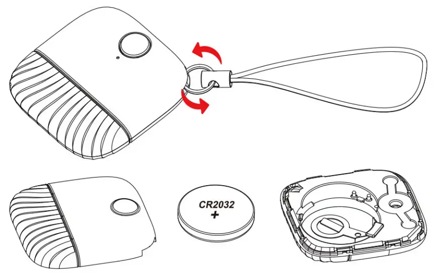 ARIZA B600 Bluetooth Key Finder Key Locator Device - FIG10