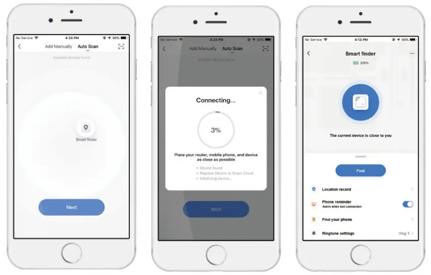 ARIZA B600 Bluetooth Key Finder Key Locator Device - FIG6