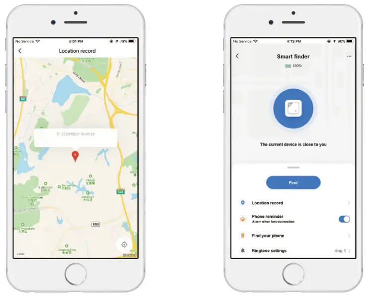 ARIZA B600 Bluetooth Key Finder Key Locator Device - FIG8