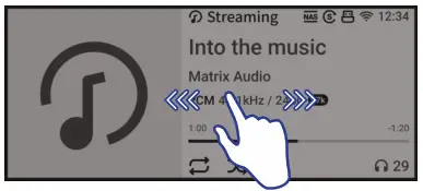 MATRIX AUDIO Element X2 Music Streamer - option of touch