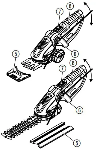 GARDENA 8886 Accu Shears - Operation 1