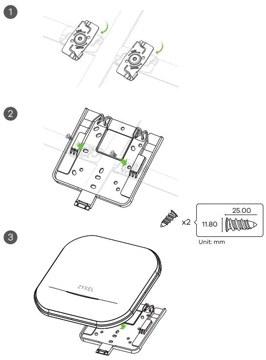 T-bar Ceiling Mounting