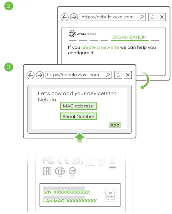 Nebula Registration with the Web
