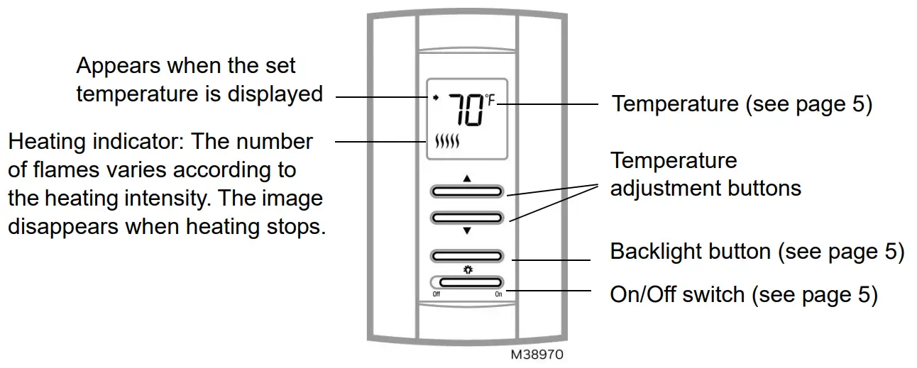 Honeywell TL7235A Non-Programmable Thermostat - fig2