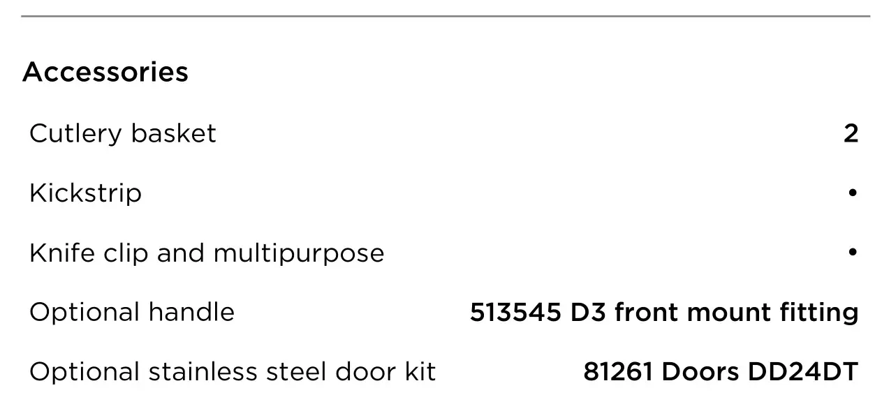 Fisher Paykel DD24DHTI9 Integrated Double DishDrawer Dishwasher, Tall, Sanitize - SPECIFICATIONS