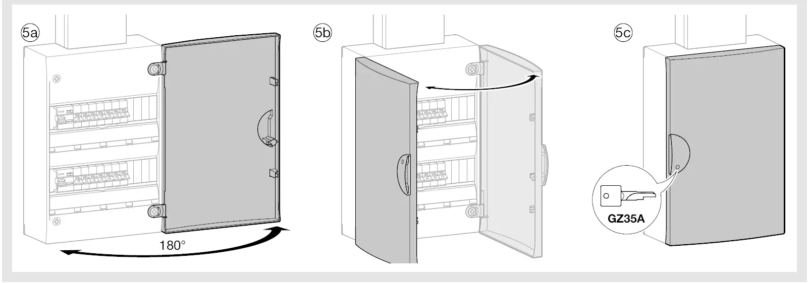 hager GP418P Door for Enclosure FIG 3