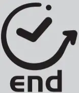 end of cooking icon