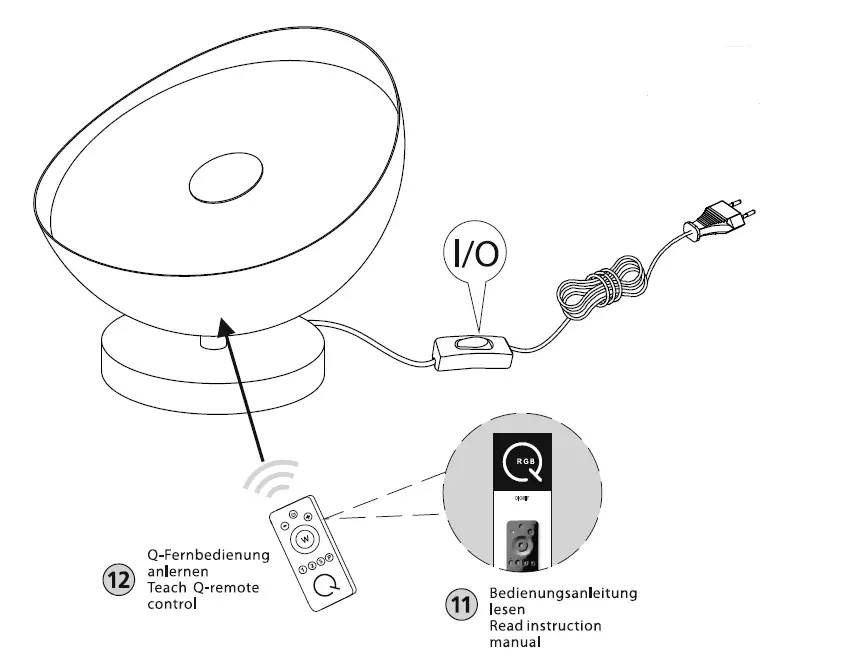 Paul Neuhaus 4540 Q-Alexis Smart LED Table and Ceiling Light-10