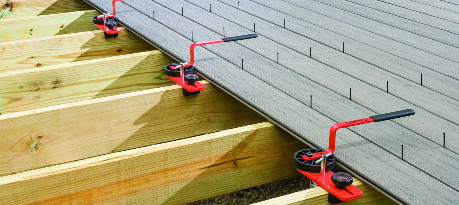 CAMO 0345070 Lever Deck Board Bending and Locking Tool - How to lock boards