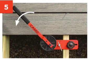 CAMO 0345070 Lever Deck Board Bending and Locking Tool - How to lock boards 6