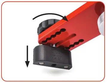 CAMO 0345070 Lever Deck Board Bending and Locking Tool - Setup for bending boards 1