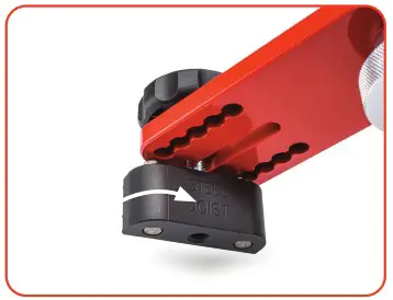 CAMO 0345070 Lever Deck Board Bending and Locking Tool - Setup for bending boards 2