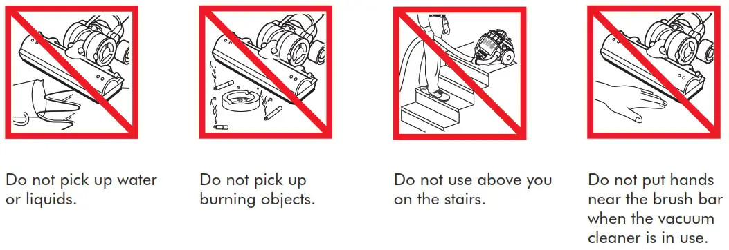 dyson Vacuum Cleaner - GENERAL SAFETY INSTRUCTIONS 2