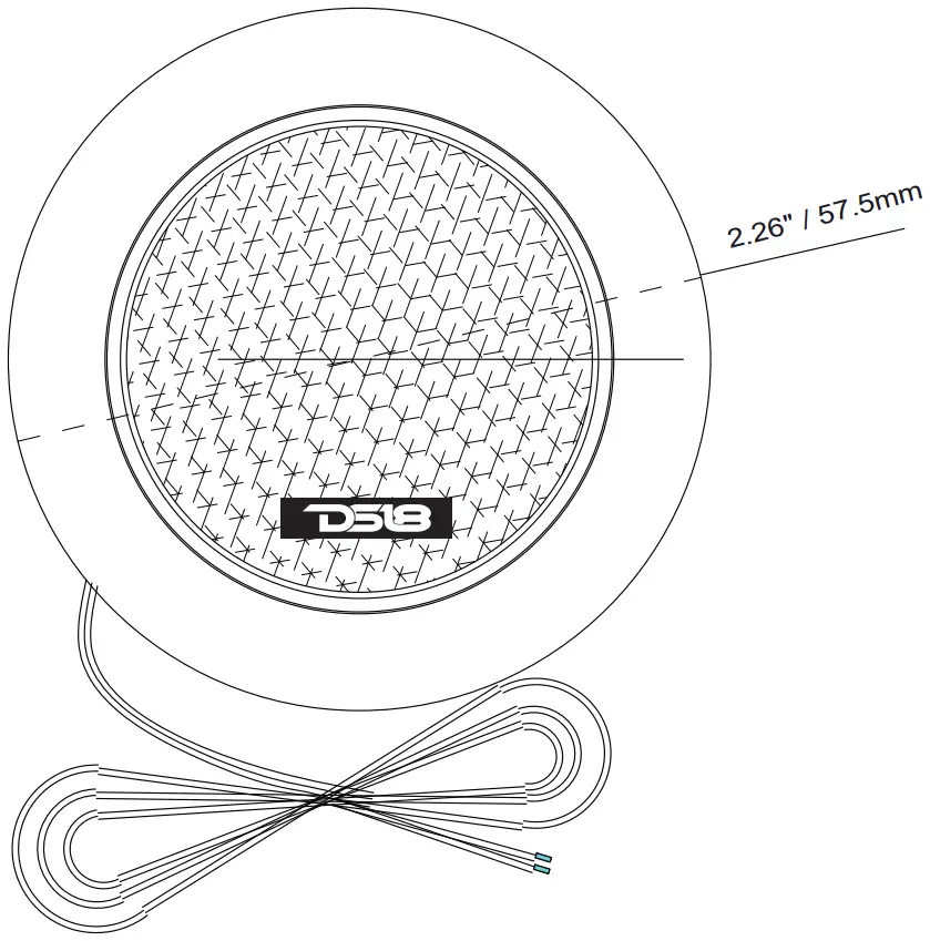 DS18 CXT 1 92 Inch Silk Dome Car Audio Tweeter - FIG 3