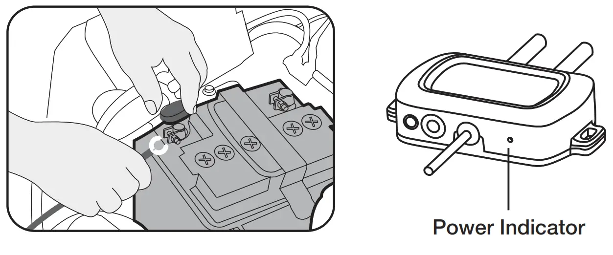 TYPES LM58259 Single Beam Smart LED FOG Light - Power Indicator
