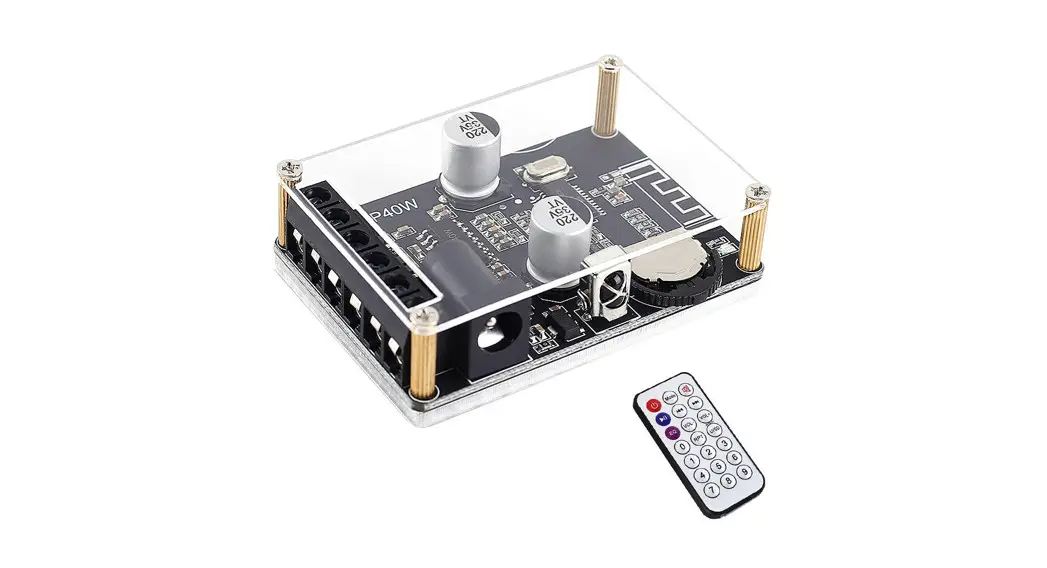 Remote Control Dc 5v-24v Stereo Bluetooth Power Amplifier Module Instructions