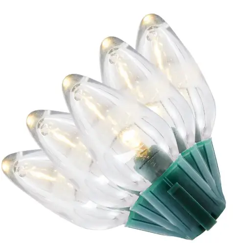 GE Lighting LED 25L C9 Warm White Lights