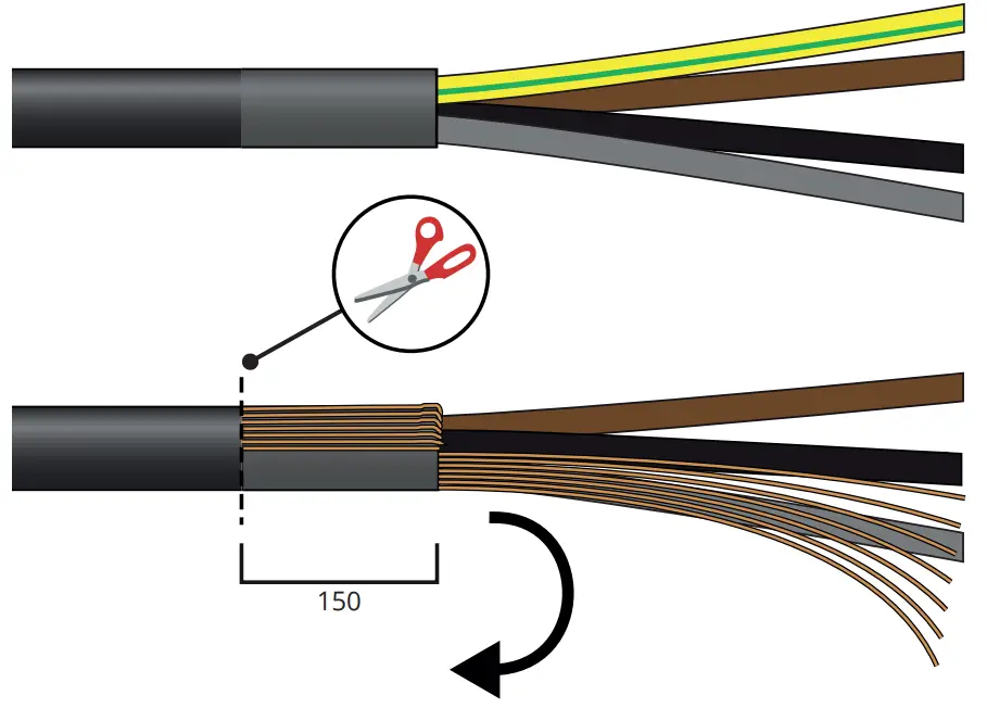 ENSTO STKON4X25 Heat Shrink Outdoor End Termination - fig 3
