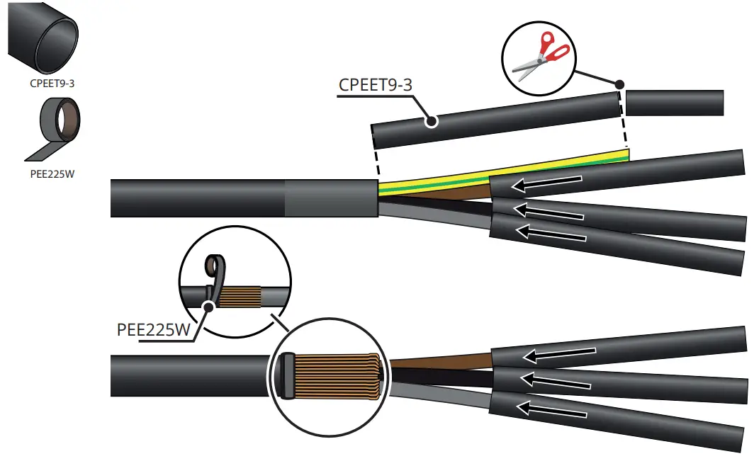 ENSTO STKON4X25 Heat Shrink Outdoor End Termination - fig 4