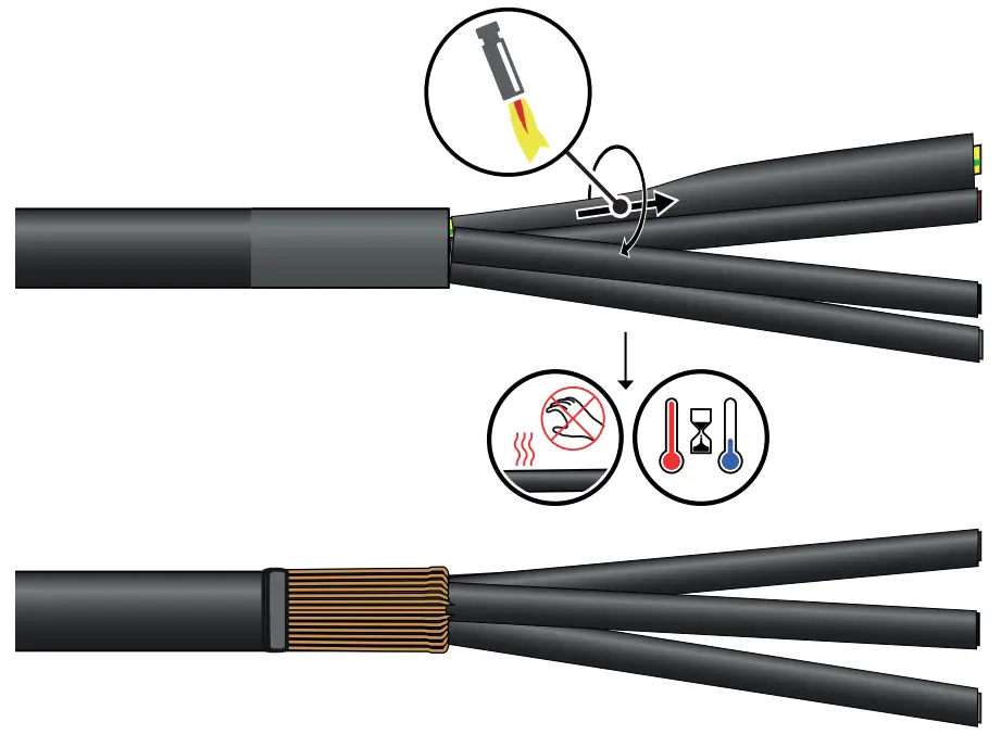 ENSTO STKON4X25 Heat Shrink Outdoor End Termination - fig 5
