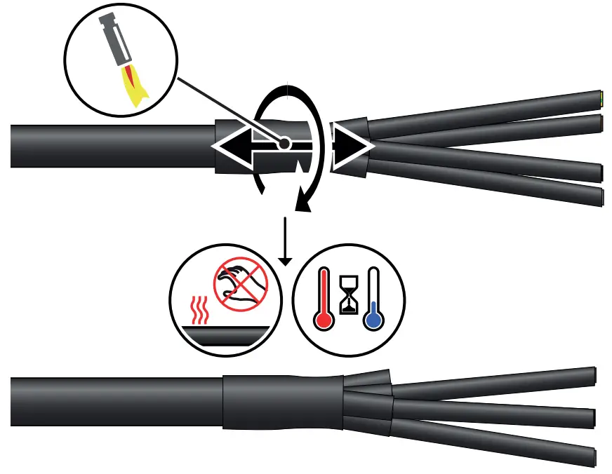 ENSTO STKON4X25 Heat Shrink Outdoor End Termination - fig 7