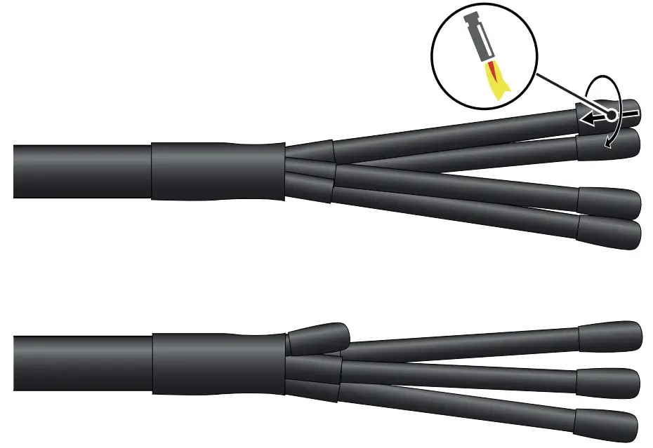 ENSTO STKON4X25 Heat Shrink Outdoor End Termination - fig 9