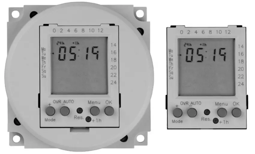 INTERMATIC FM1D20 Series 24 Hour or 7 Day 120V Electronic Panel Mount Module