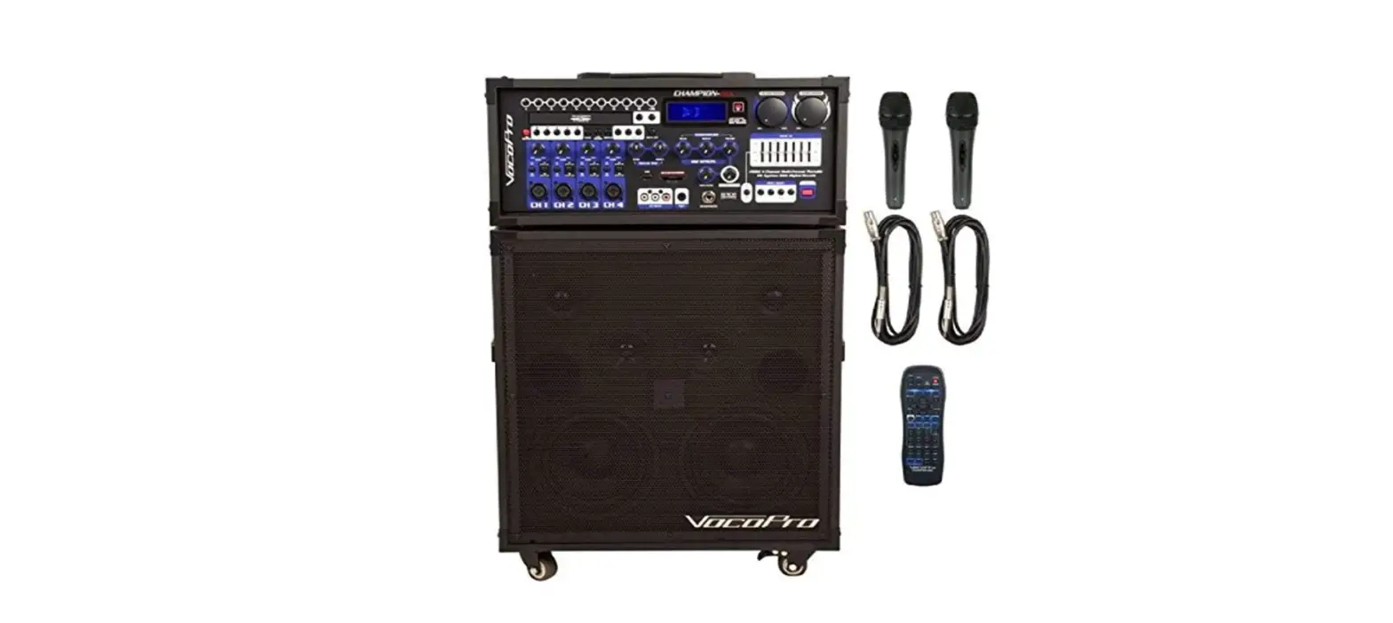 Vocopro Championrecbasic All-in-one Portable Karaoke System User Guide Vocopro Championrecbasic All-in-one Portable Karaoke System User Guide